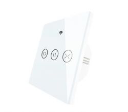 White control panel with three circular buttons and a Wi-Fi icon.