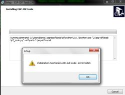 [ESP32] Installation Issues with esp-idf Tools on Windows 7 64-bit