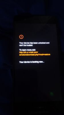 huawei p9 lite - Your device has been unlocked and can''''t be trusted