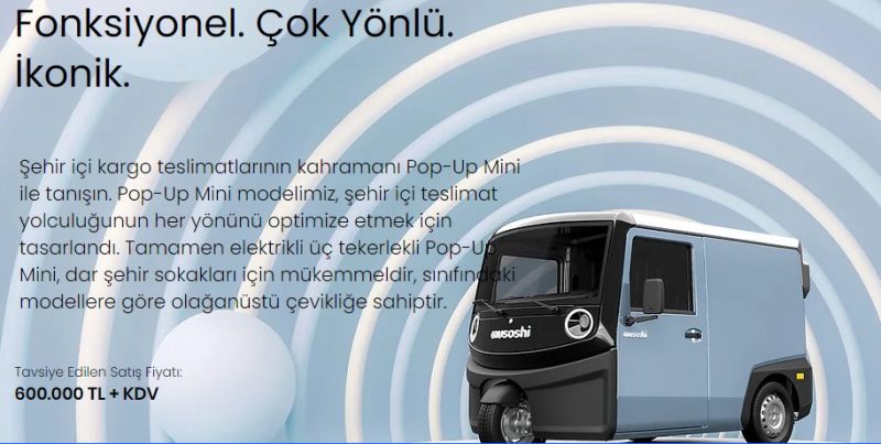 Musoshi - turecki pojazd elektryczny podbija świat