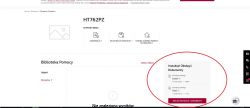 LG HT 762 PZ-D0 - Brak dźwięku na głośnikach, dźwięk gra tylko na TV