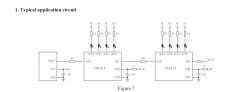 Typical application circuit for TM1814.