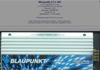 Dane techniczne wzmacniaczy Blaupunkt GTA 4100 i GT 400 - moc RMS?