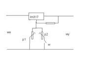 Zasilacz na LM317 - dwa napięcia wyjściowe - problem