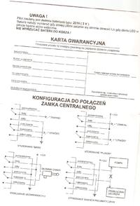 Alarm Seteli men + centralny zamek tss