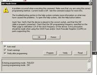 Attiny 2313, błąd przy programowaniu