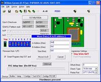 SST 49LF003A BIOS Willem 7.1 - błąd zapisu, różne ustawienia R/C delay time