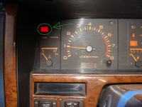 Kontrolka na tablicy Nissan Terrano