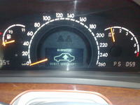 mercedes s400 CDI - kmunikat "Airmatic, stop car, too low
