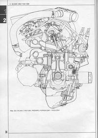 Fiat Uno rysunek techniczny silnika