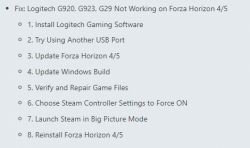 Forza Horizon 4: Nie wykrywa shiftera Logitech przez adapter USB - jak ustawić skrzynię biegów?