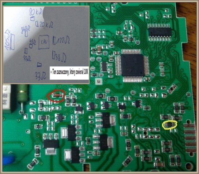 Bosch SGV 33E03EU - Jak zidentyfikować uszkodzony element sterownika?