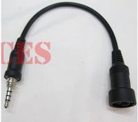 Kompaktowe złącze 6-pin do ochronników słuchu i radiostacji, max 15mm szerokości