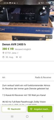 Różnice między amplitunerami Denon AVR-S950H a X2600H - moc, wejścia, BT
