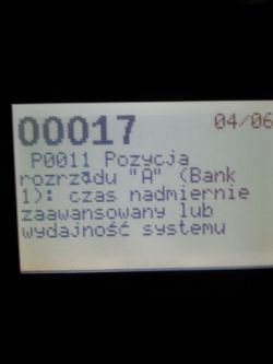 Audi A6 C6 2.4 awant 2005r. - blędy P0010, P1136, P1138, P0011, P0156, P2058