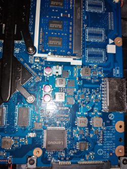 Lenovo ideapad 100 15ibd - brak obrazu po wymianie taśmy, wentylator i nagrywarka CD nieaktywne