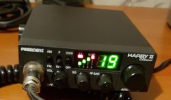 President Harry II CB Radio - zasięg nadawania ograniczony do 1km