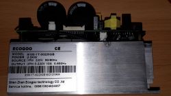 Zdjęcia wnętrza falownika Ecogoo 9100 2.2kw do identyfikacji elementów