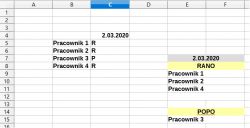 Jak automatycznie przypisać zmiany w grafiku Excel na podstawie symboli?
