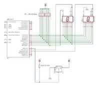 atmega8 + DS18B20 + 2x 7seg atmega8 + DS18B20 + 2x 7seg