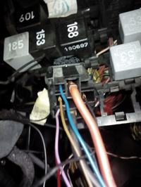 wyłącznik czasowy ogrzewania przedniej szyby - VW Sharan