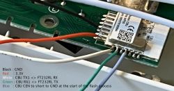 BSEED Smart Socket circuit board with wire connections to the CBU processor.