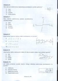 Arkusz egzaminu zawodowego; technik elektronik 2012