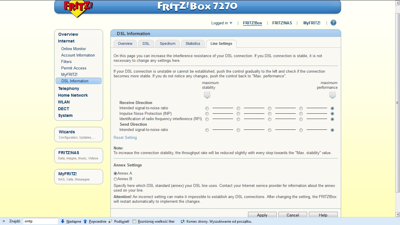 Настройка wifi на роутере fritz box 7270