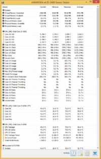 Diagnostyka nowego sprzętu - zrzuty ekranu do oceny