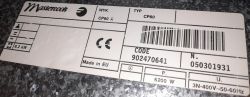 Mastercook CP60 X (902470641) - wymiana selektora Dreefs 5HE 076 25A