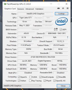 ASUS TUF GAMING F15 - Niewyraźna grafika komunikatów