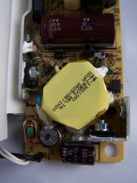 [PS2 Slim] Identyfikacja elementów zasilacza EADP-34CF: D2, Q2, Q1, rezystor