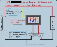 DSN-VC288 Voltmeter Ammeter 0-100V 10A - Connection, Shunt & Calibration Issues DSN-VC288 Voltmeter Ammeter 0-100V 10A - Connection, Shunt & Calibration Issues