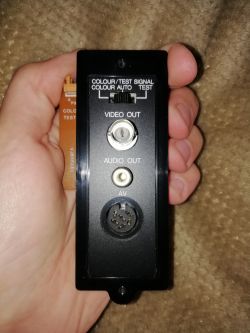 Kabel AV - DIN 5 do starego magnetowidu, poszukiwany schemat