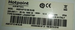 HotpointO AQD1071D 69 EU/B - nie mogę znaleźć specyfikacji tych łożysk