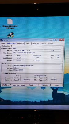 MSI Z77A-G45, Intel i5 3470, brak wyjścia BIOS, czarny ekran - próby naprawy, RAM, bateria