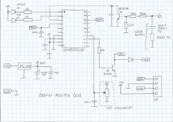 Wnętrze przekaźnika bistabilnego BIS-411 + schemat