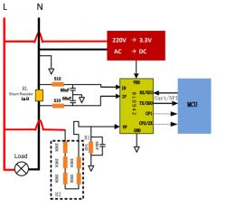 [CB2S/BK7231N] RR620W podwójny przekaźnik dopuszkowy oferujący pomiar energii