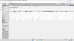 Lista interfejsów w RouterOS na MikroTik hEX Interfejs RouterOS z listą interfejsów sieciowych