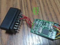 Jak połączyć kabelki z płytki do pinów wtyku OBDII?