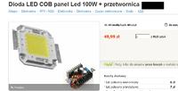 Ciężka latarka led 10 000 lumenów (z racji wagi akumulatora)