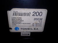 Tonsil Menuet 200 - cewka, zwrotnica