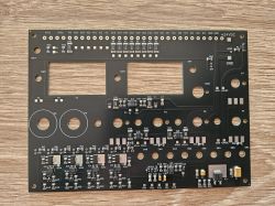 Top Side of PLC Simulator PCB Top view of the PLC simulator main board.