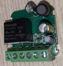 Image of an electronic circuit board with Fanhar FH17-1A2TLE DC5V components on a PCB.