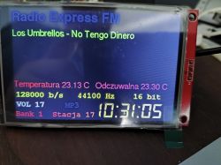 Internet radio and audio file player on ESP32-S3