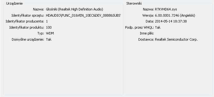 Nagły brak dzwięku Windows 7 64x Nagły brak dzwięku Windows 7 64x