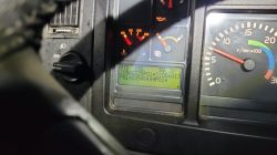 Wyświetlacz błędów w samochodzie Volvo FL6.