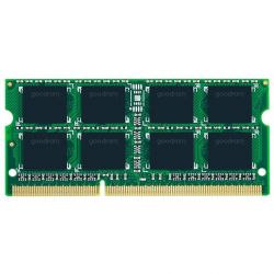 Pamięć RAM DDR3 firmy Goodram z ośmioma chipami na jednej stronie.