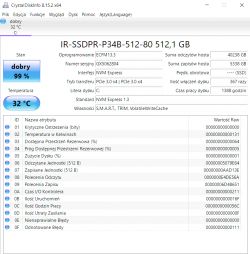 GOODRAM SSD IRDM M.2 512GB - podejrzany spadek prędkości zapisu dysku PCIe NVMe