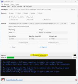 Screenshot of Itchiptool 4.10.1 Program Screenshot of Itchiptool 4.10.1 program attempting to connect to a chip.